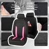 2 Pack Universal Car Seat Cover With Breathable Mesh Backrest,Comfortable Car Seat Protector With Foam Padding And Retaining Buckle,Highly Elastic