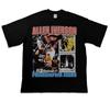 Summer Basketball Star Allen Iverson American Short Sleeves Tshirt Round Neck Loose Cotton Basketball Short Sleeve Streetwear