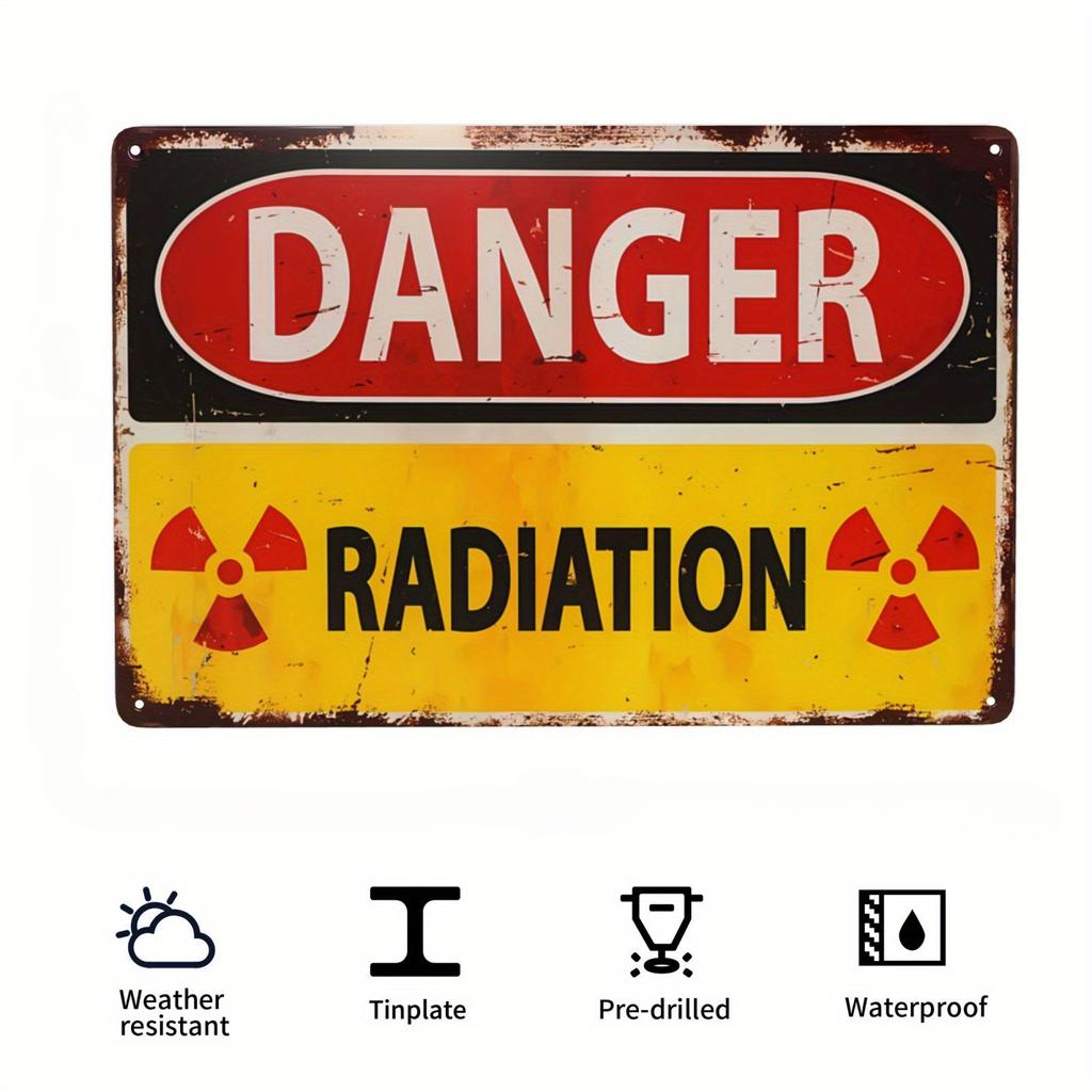 Metal Aluminum SignDanger High Voltage Electrical Shock HazardDanger Velociraptor ContainmentAluminum Sign For IndoorOutdoor
