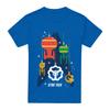 Star Trek Ship Bauble Christmas T-Shirt S-2XL, Royal
