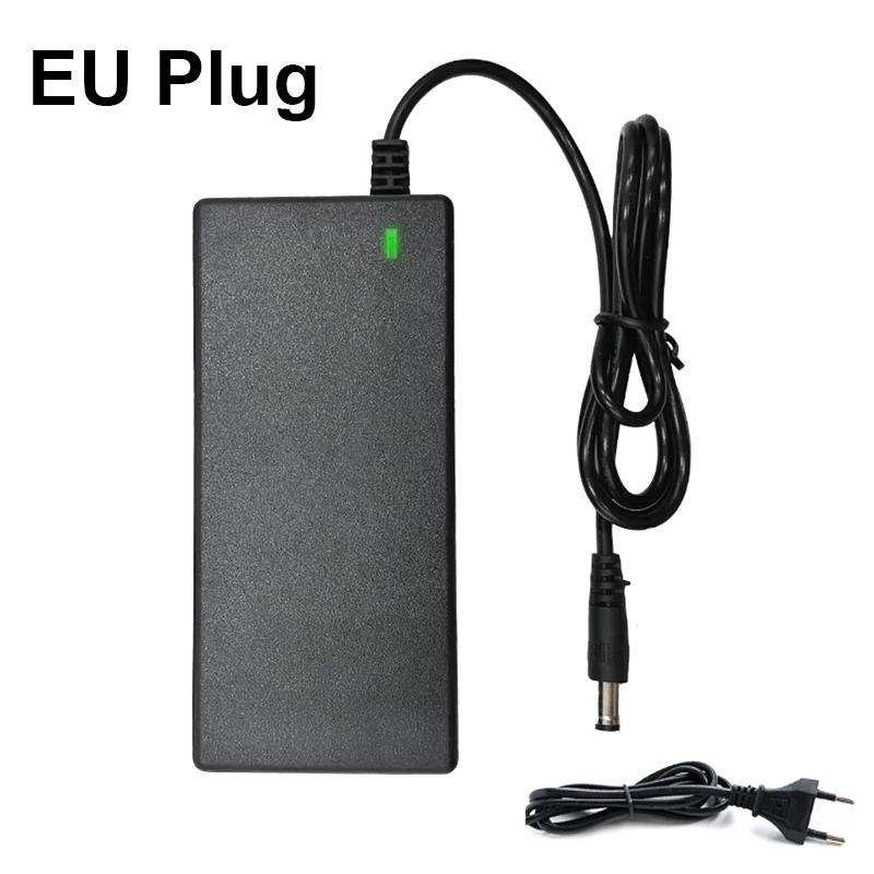 42V 54.6V 2A Electric Vehicle Charger DC 5.5mm Plug Power Adapter AC 100-240V Car Charger Battery Adapter Scooter Unicycle Charger