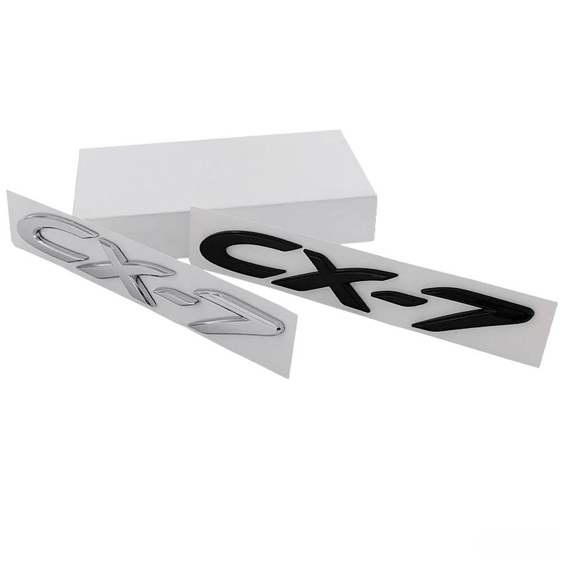 Per Mazda CX7 Logo 19x2.6cm ABS 3D Adesivi per Auto Decalcomanie Scritta Lettere Portellone Posteriore Emblema Modifica Esterna Emblema Coda Accessori pcnrm24