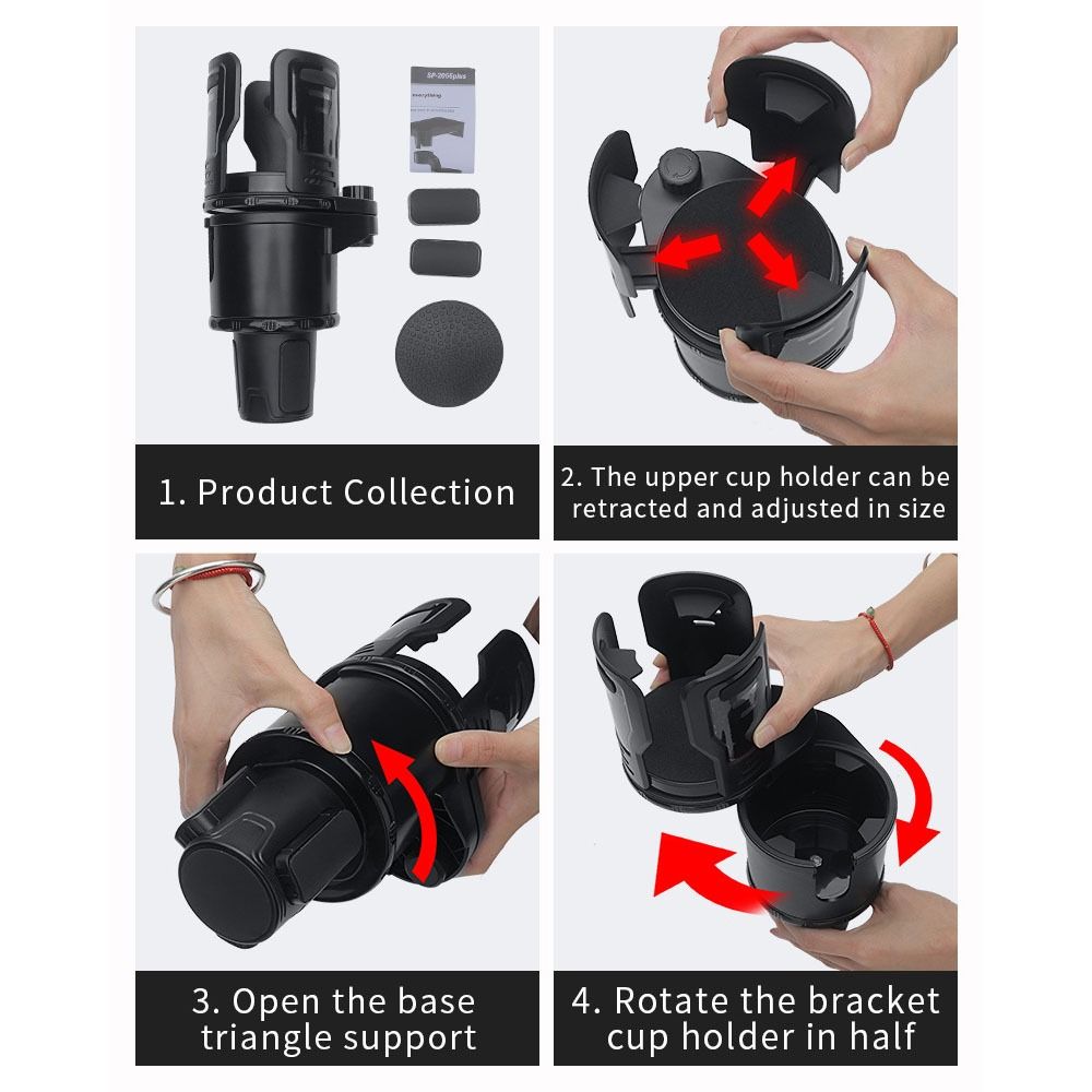 Switch Lock Cup Holder Extender Multifunctional Drink Holder Stand Beverage Holder  Auto Car