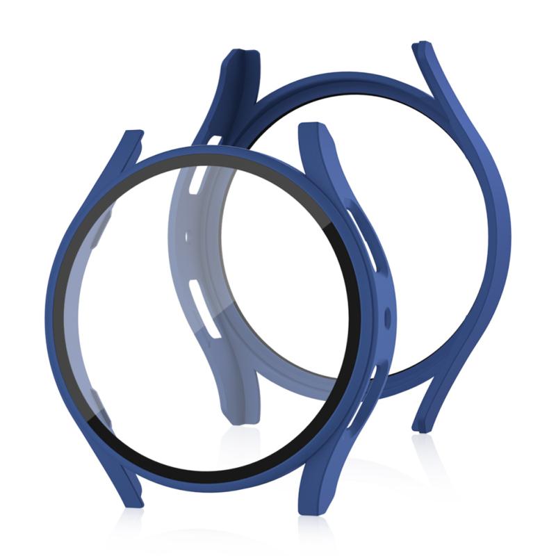 

Захисний чохол Легкий всебічний чохол Бампер Захисне скло Сумісний Для Samsung Galaxy 40mm темно-синього кольору