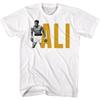 Muhammad Ali Boxing T-Shirt Mens All In The Name GOAT SM5XL White Cotton Unisex T-Shirt