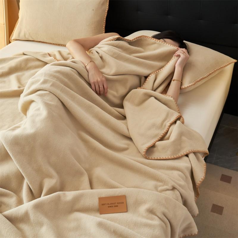 Ultra Soft Alpaca Fleece Blanket Thick Warm All Season Multiuse Office Sofa Nap