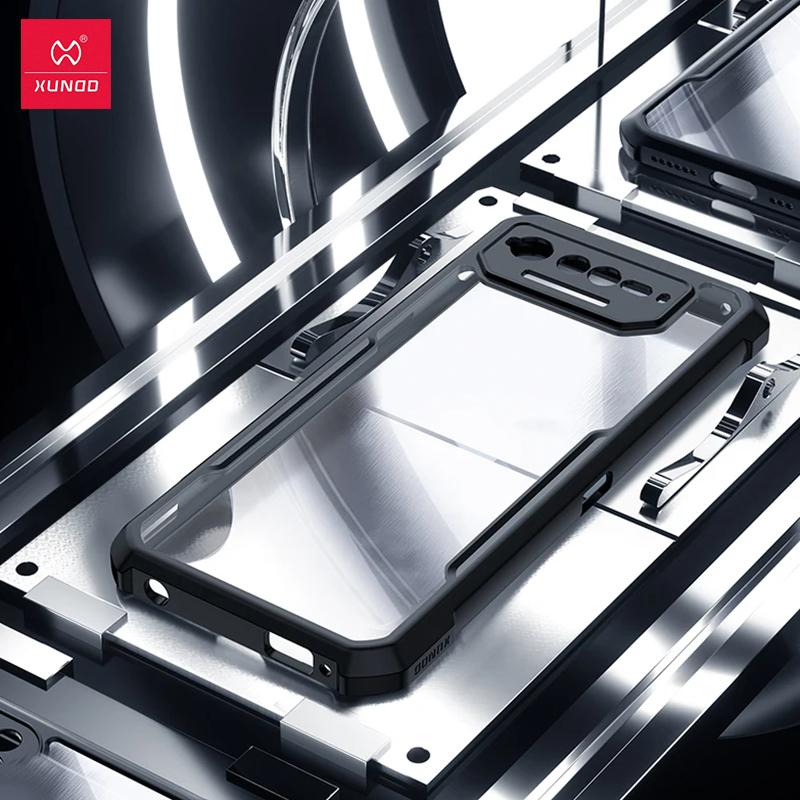 

Для Asus ROG6 ROG Phone 6 Pro 6D Ultimate Чехол XUNDD Чехол Подушка безопасности Противоударный Бампер Защитные Чехлы Прозрачная Накладка для Телефона For ROG Phone 6D чёрный