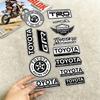 FOR TOYOTA TRO GR High Visibility Reflective Waterproof Decal Scratch Hide Sticker Fit Car Motorcycle Helmet Refrigerator