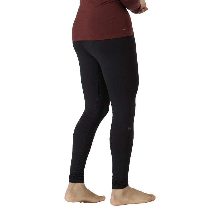 Arcteryx Rho Ar Bottom Fleece Lined Compression Leggings Women bottoms Black 11274