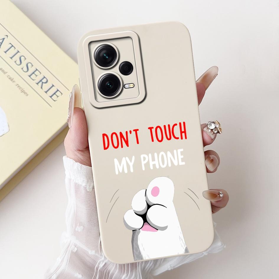 For Xiaomi Poco X5 5G Case Cover Lovely Panda Liquid Silicone Soft Back Cover For Poco X5 Pro Phone Case Coque PocoX5 X5Pro Capa