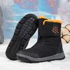 Children Warm Snow Boots Kids Winter Cotton Shoes Non-slip Snow Outdoor Warm Plush Boots High Top Warm Furry Footwear Waterproof Warm Sneakers