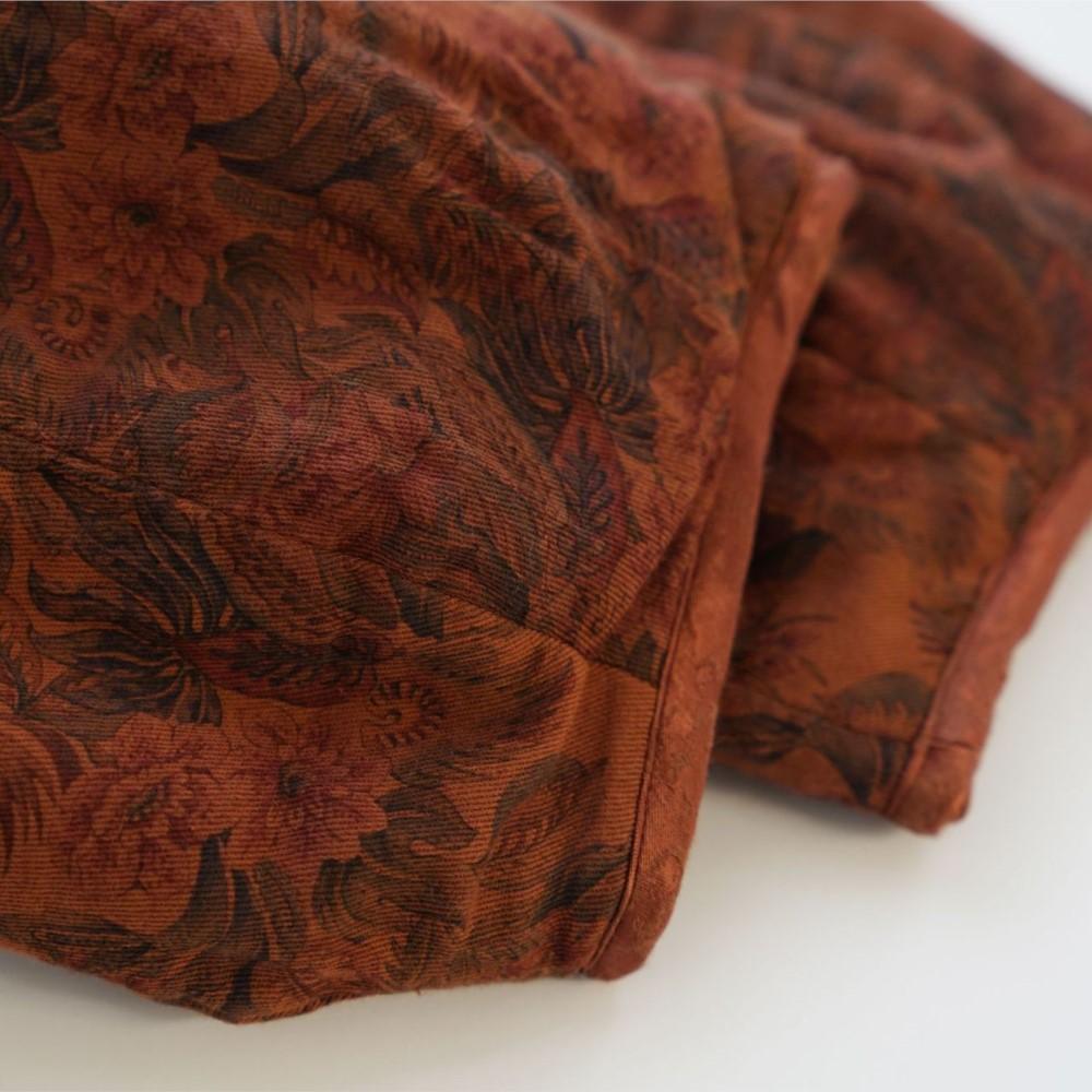 Johnature Women Vintage Winter Print Floral Thick Warm Coats Chinese Long Sleeve Button Female Coats