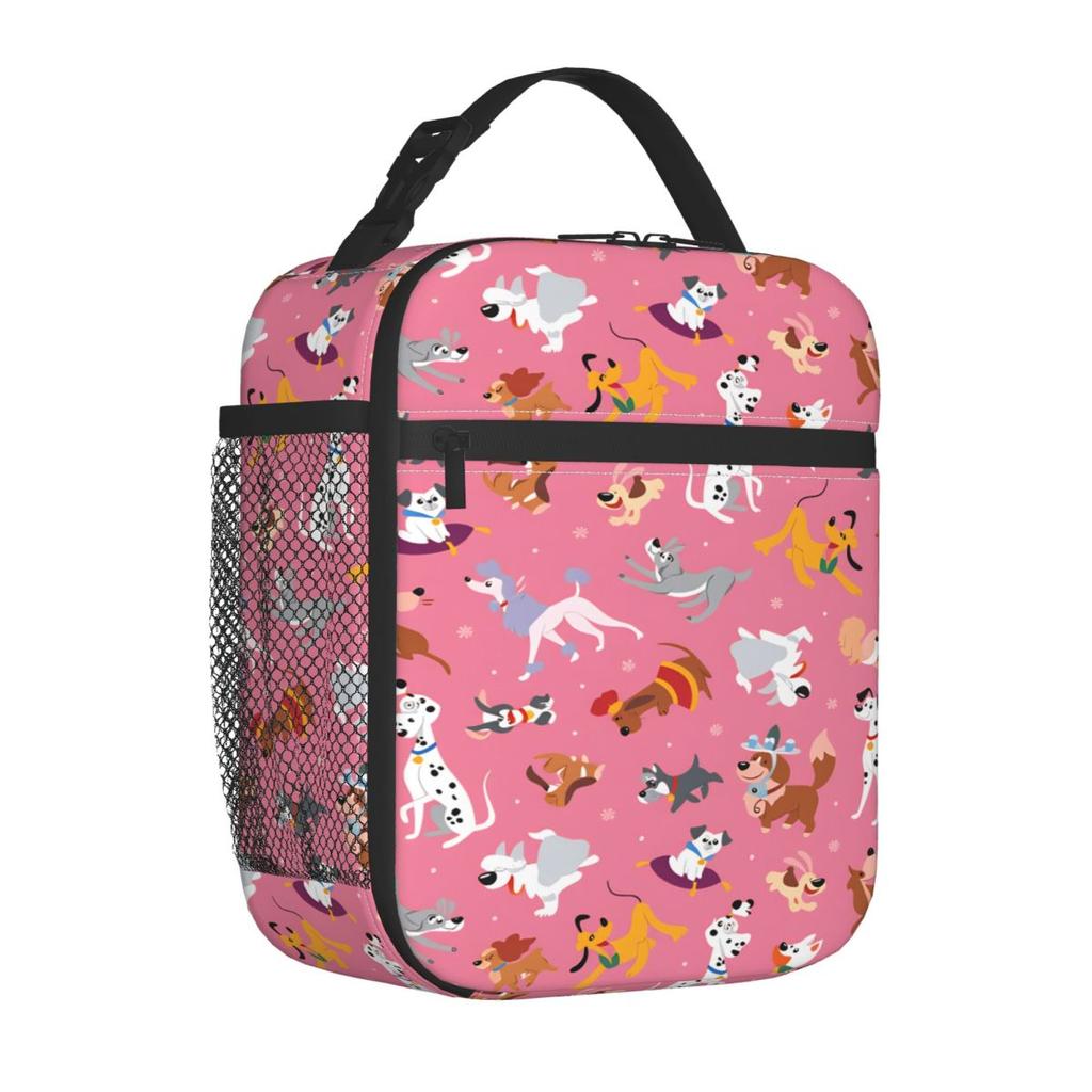 101 Dalmatians Lunch Bag Leisure Lunch Box For Women Picnic Portable Cooler Bag Oxford Designer Thermal Lunch Bags