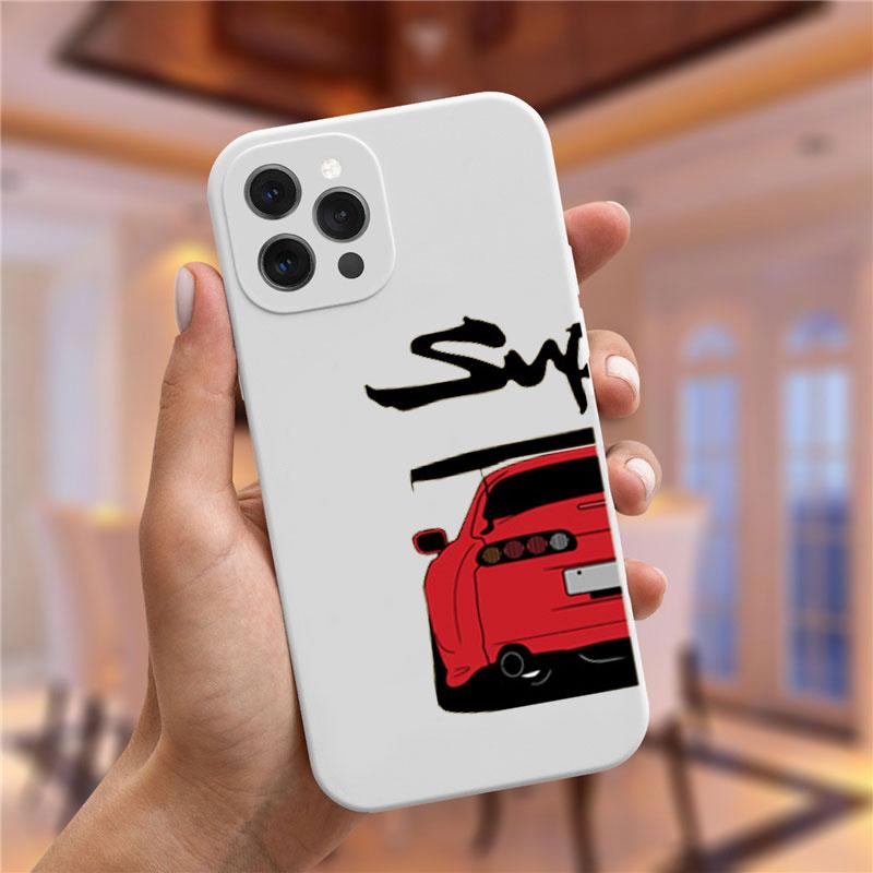 JDM Tokyo Drift Sports Car Paired Couple Phone Case For iPhone 17 16 15 14 13 12 11 Pro Max Mini 7 8 Plus SE Air Cover Fundas