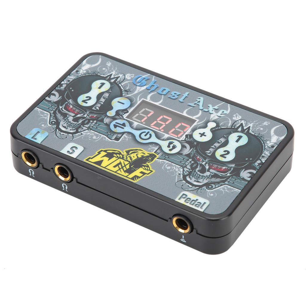 Tattoo Power Supply LCD Display 3 Hole Designs Foot Pedal Dual Model Tattoo Machine Power Supply