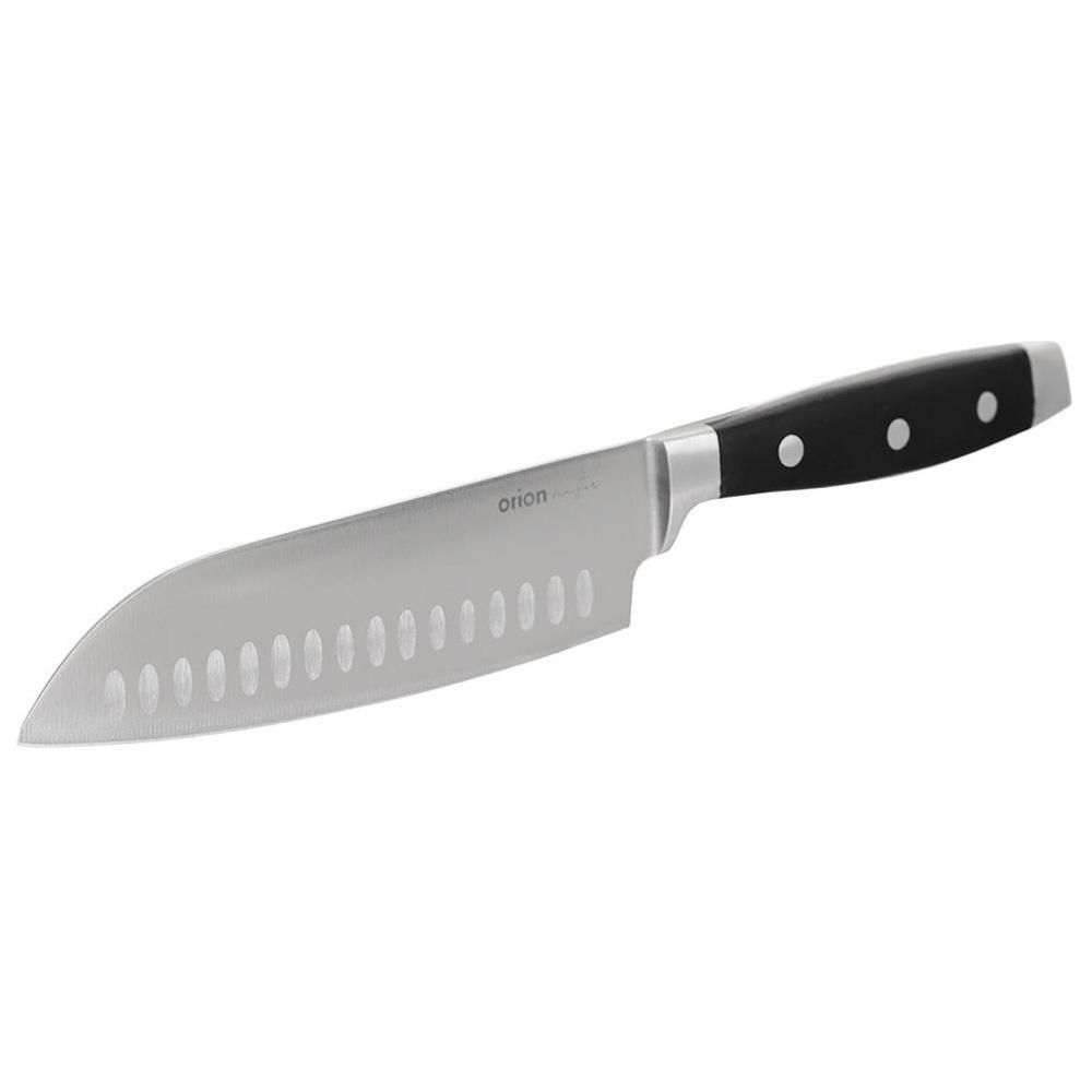 Steel Santoku knife MASTER 33 cm