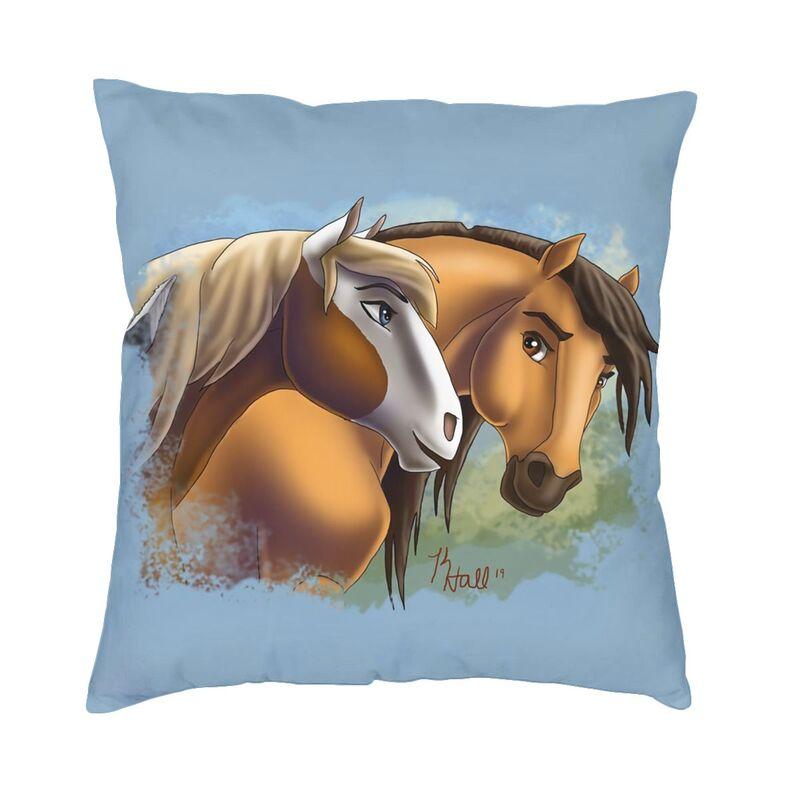 

Modern Spirit And Rain Love Found Us Sofa Cushion Cover Polyester Stallion Of The Cimarron Pillow Case Decoration Pillowcase 30cmx30cm
