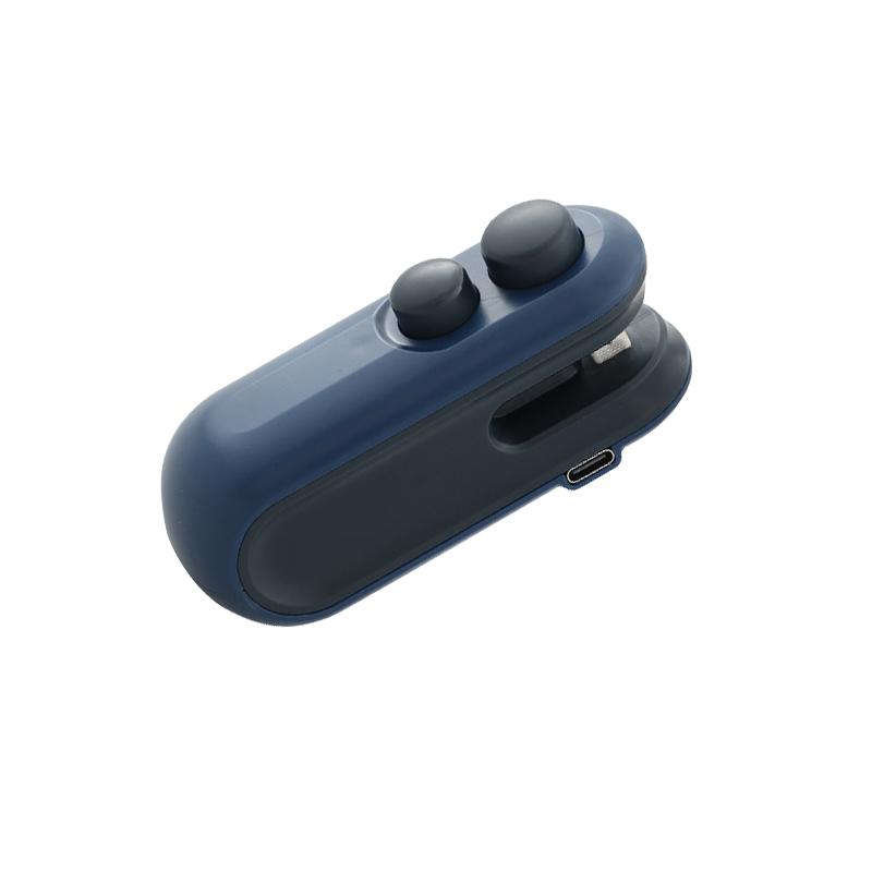 Mini Bag Sealer 2 in 1 Heat Sealer with Cutter Portable Snack Bag Sealer USB Rechargable Handheld Sealer Food Pack Heat Sealer