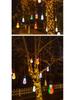 Colorful LED Tree Pendant Light - Glazed Wishing Bottle for Outdoor Festival and Street Decoration