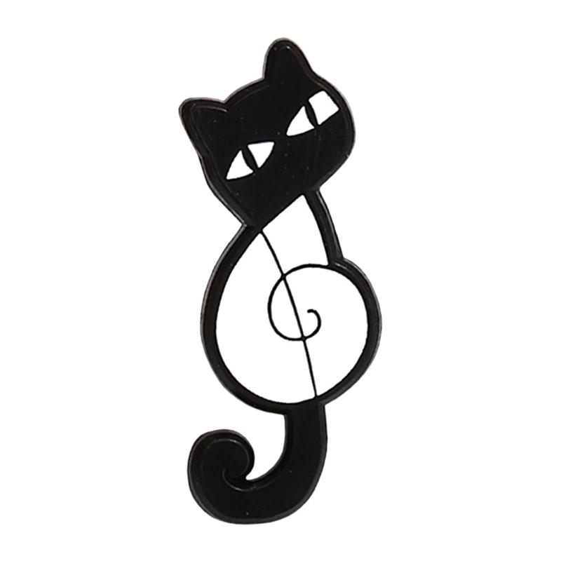 Fashion Cats Brooch Fun Animal Pin Unique Brooch Animal Shape Bagde Suitable for Everyday Wear or Special Occasions