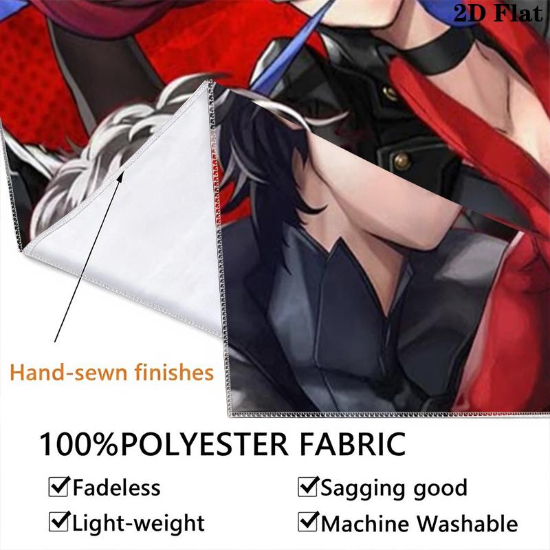 Persona Wall Tapestry Aesthetic Wall Hanging Printed Fabric Blanket Decorative Tapestries for Bedroom Living Room Home Decor