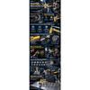Pneumatic Brake Caliper Piston Rewind Tool Kit with 16 Adapters, Air Powered Brake Pad Replacement Reset Tool for Auto Repair