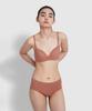 Jaju Women'S 120-Count Modal Seamless One-Mold Bra_Brick