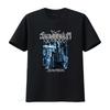 Sacramentum Lontano Dal Sole Stampa Castello Gotico Maglietta Perfetta Per Fan Metal vintage Lavata Unisex Leggermente Casual