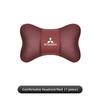 Keychain High-end Ice Silk Car Seat Headrest Memory Foam Comfort Pillow Auto Interior For Mitsubishi Eclipse ASX Colt I200 Star WM1