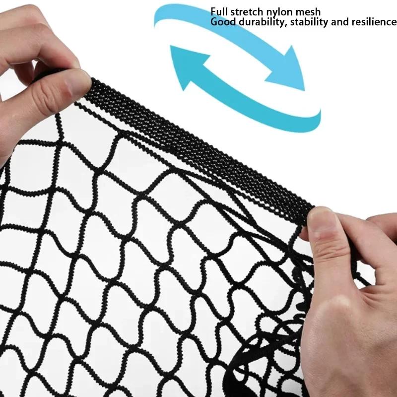 70x70cm Trunk Net for KIA RIO 4 2018 2019 2020 2021 2022 2023 YB Sedan Car Accessories Floor Boot Elastic Storage Organizer Auto