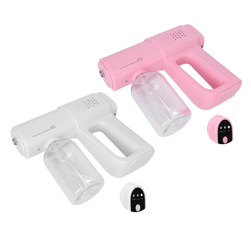 Handheld Nanometer Cleaning Sprayer USB Rechargeable Cordless Multifunctional Fine Mist Sprayer 380m