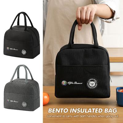 Car Insulated Large Capacity Bento Bag Thermal Cooler Handbag For 159 Giulietta Giulia 147 Mito 156 159 166 GT