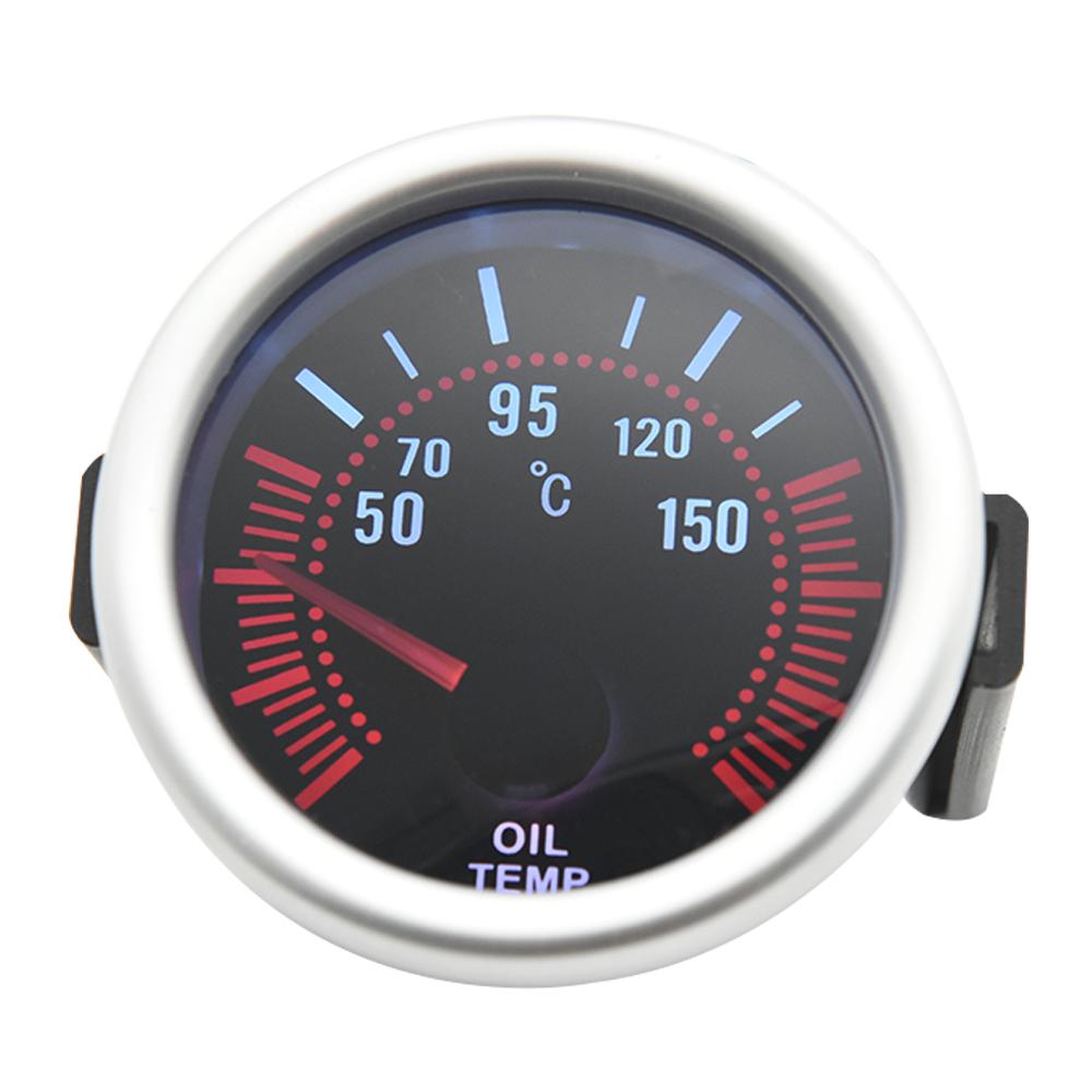 Universal 12V Auto Car 52mm Smoke Len Pointer Boost Gauge -1~0~2 BAR Turbo Boost Meter White LED PSI Turbo Pressure Gauge