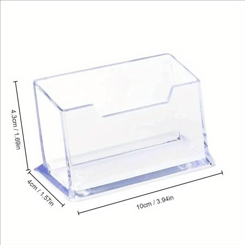 Creative Transparent Acrylic Storage Card Business Hotel Exhibition Large Capacity Business Card Case