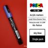 Mitsubishi POSCA PC-5M Wasserbasierter Poster- & Graffiti-Stift, Mittlere Spitze (1,8-2,5 mm), 17 Farben
