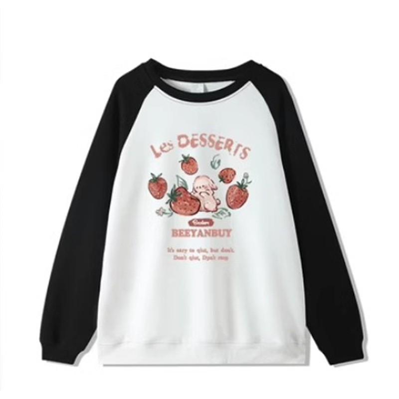 Oversized Plus Size Womens Hoodie Sweatshirt Loose Fit Cotton Printed Graphic Long Sleeve