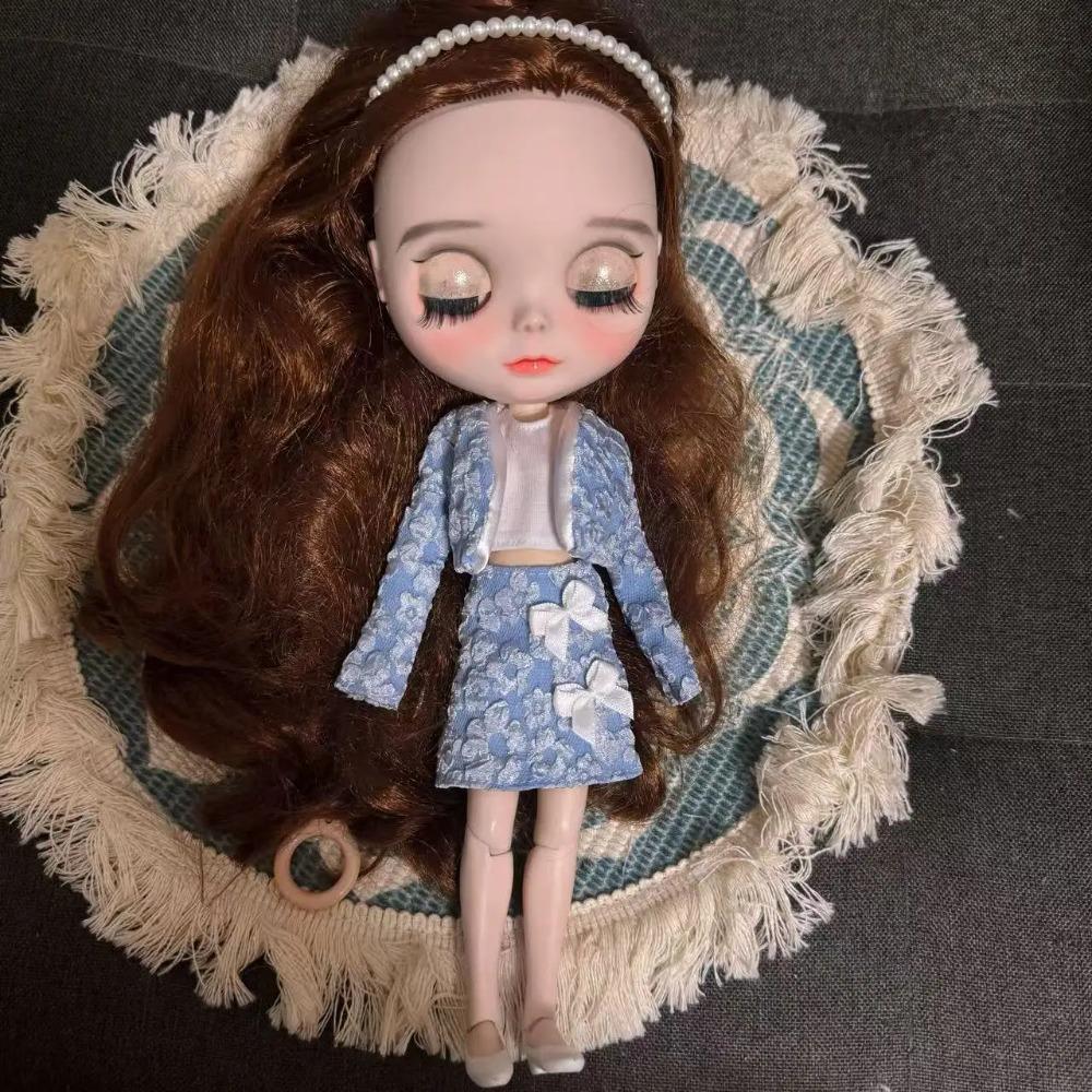 Mode 1/6 Blythe Puppen Outfit Niedlich Ersatzkleidung Blythe Puppen Kleidung Set Zubehör