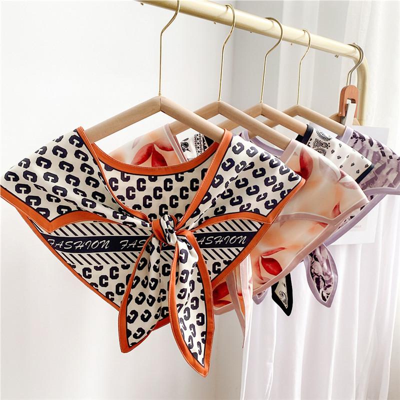 Triangle Over Shawls Scarves Shirt T-shirt Shoulder Fake CollarsVest  Scarf Sleeveless Jacket Shawls Detachable Collar for Women