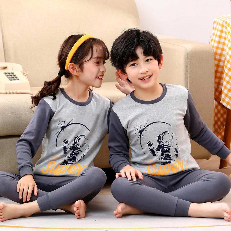 Boys Girls Pajamas New Spring Long Sleeves Children's Clothing Sleepwear Cotton Pyjamas Sets for Kids 2 4 5 6 8 10 Years