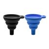Car Engine Oil Funnel Foldable Silicone Liquid Funnel Washer Fluid Change Portable Auto Engine Oil Petrol Change Funnel