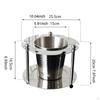 Easy Clean Multi-Function Round Ice Bucket,Beer Bucket,Champagne Beer for Parties,Restaurant,Indoor