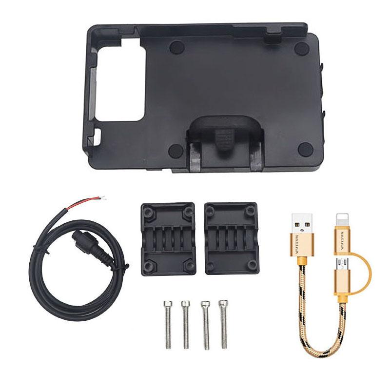 Multistrada 1200 Handy-Navigationshalterung USB-Lade-GPS-Adapterhalter für Ducati MULTISTRADA 1200 2010 2011 2012