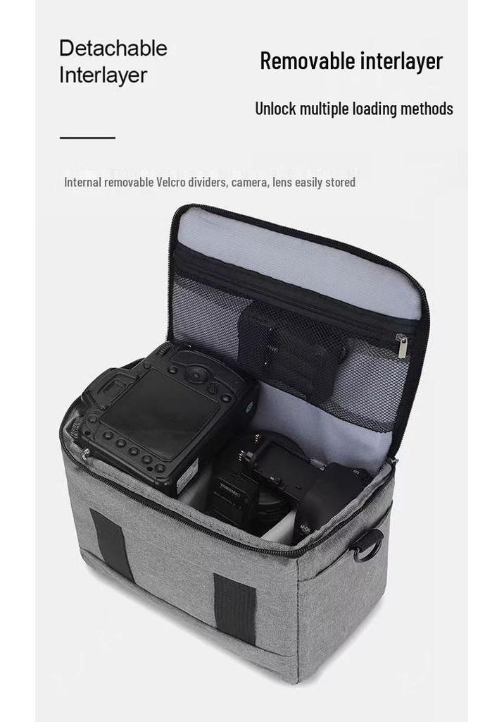 Professional Single Shoulder DSLR Camera Bag for Canon, Nikon, Sony, and Fuji Mirrorless Cameras