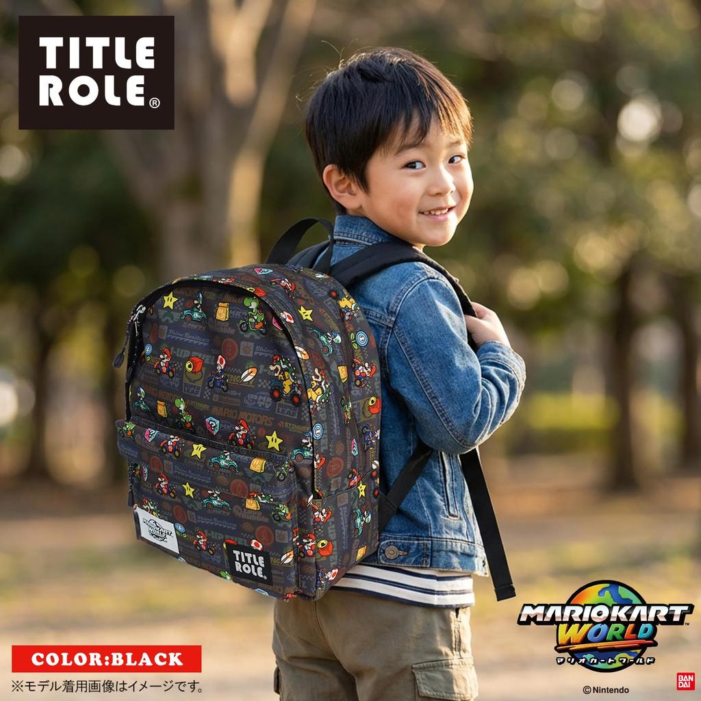 Mario Kart World Backpack Mario Luigi B5 Size Capacity Perfect for School and Commuting to School [TITLE ROLE] - & - - Trips, Travel,
