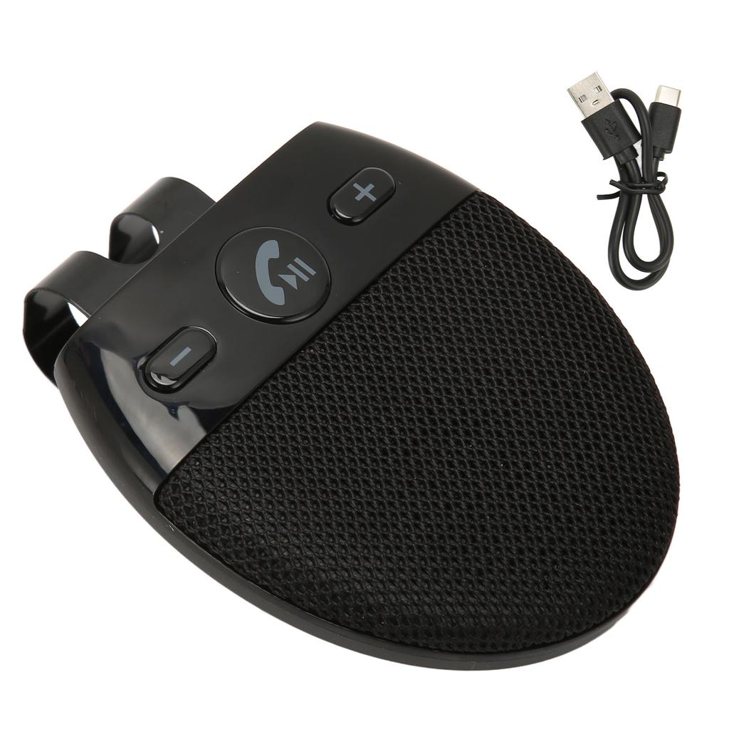 Car Bluetooth Hands Free BT 5.0 HD Call Voice Navigation MP3 Player Bluetooth Hands Free Kit for