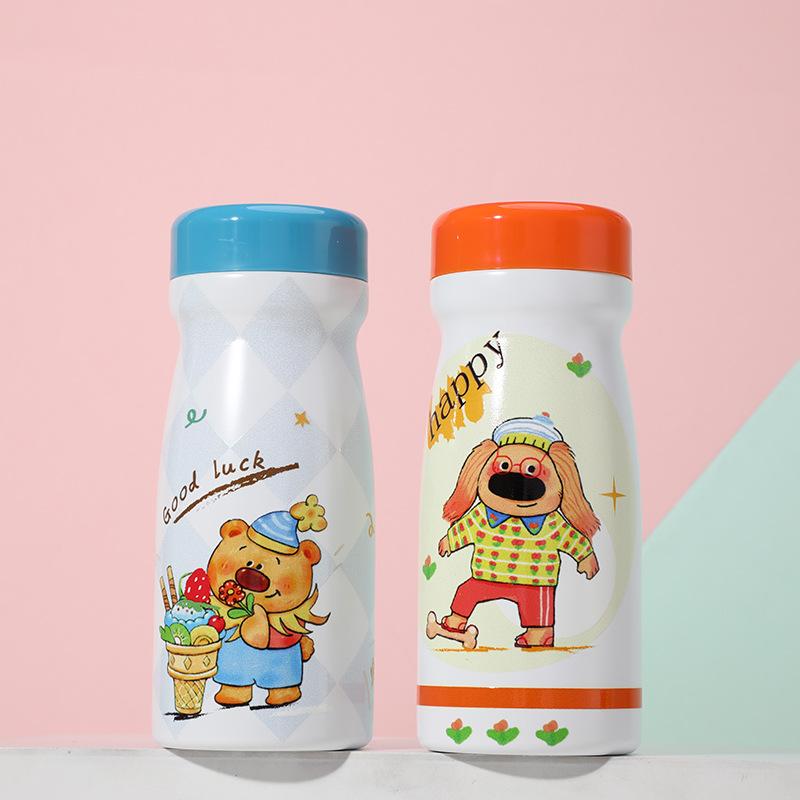 Water Bottle Thermos Cup Student Cute Vacuum Cup