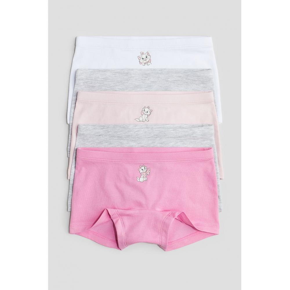 

Комплект из 5 трусов-боксеров из хлопка HM Розовый Aristocat