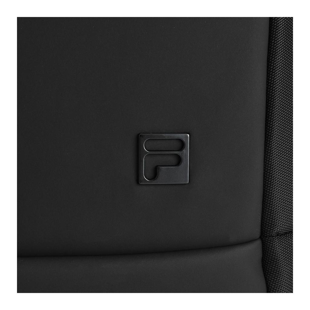 Fila Logo Fitness Zapięcie na zamek Błyskawiczny Plecak z tkaniny Mini plecaki damskie Czarny A13M511105FBK