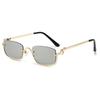 Small Sun Glasses Narrow Shades Eyewear Vintage Square Sunglasses  Unisex
