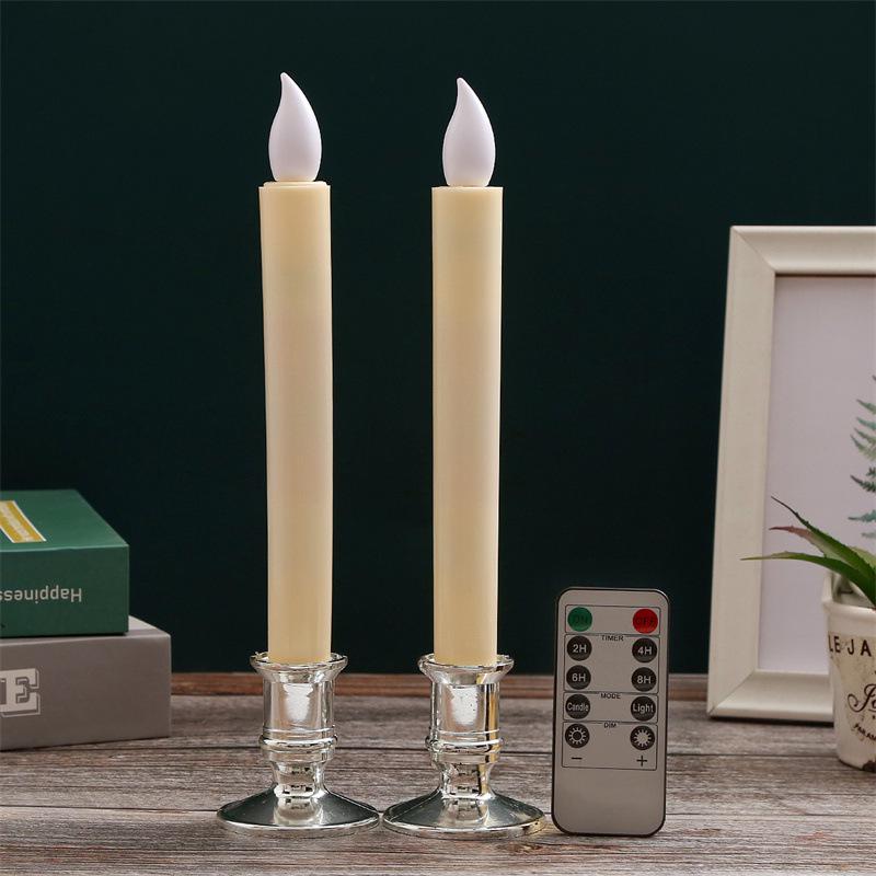 LED Flameless Long Pole Candle Light for Church, Wedding, Venue Decor